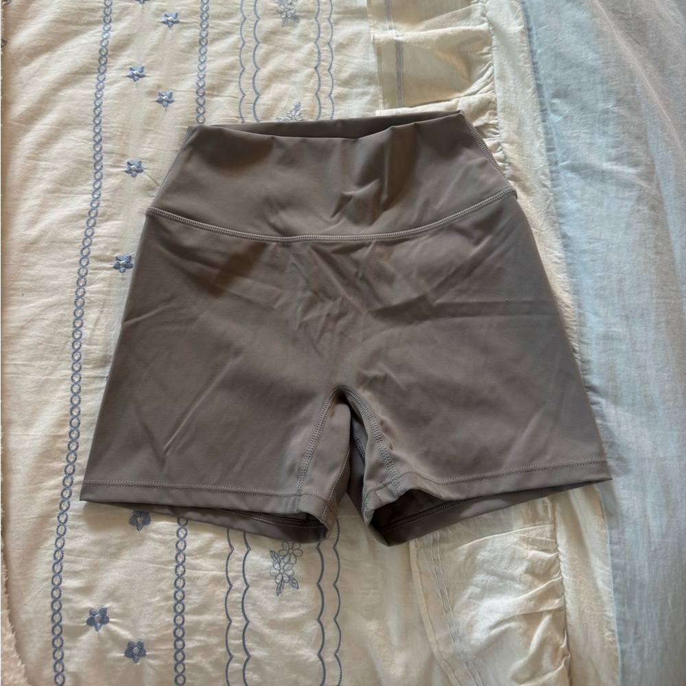 Gray Biker Shorts